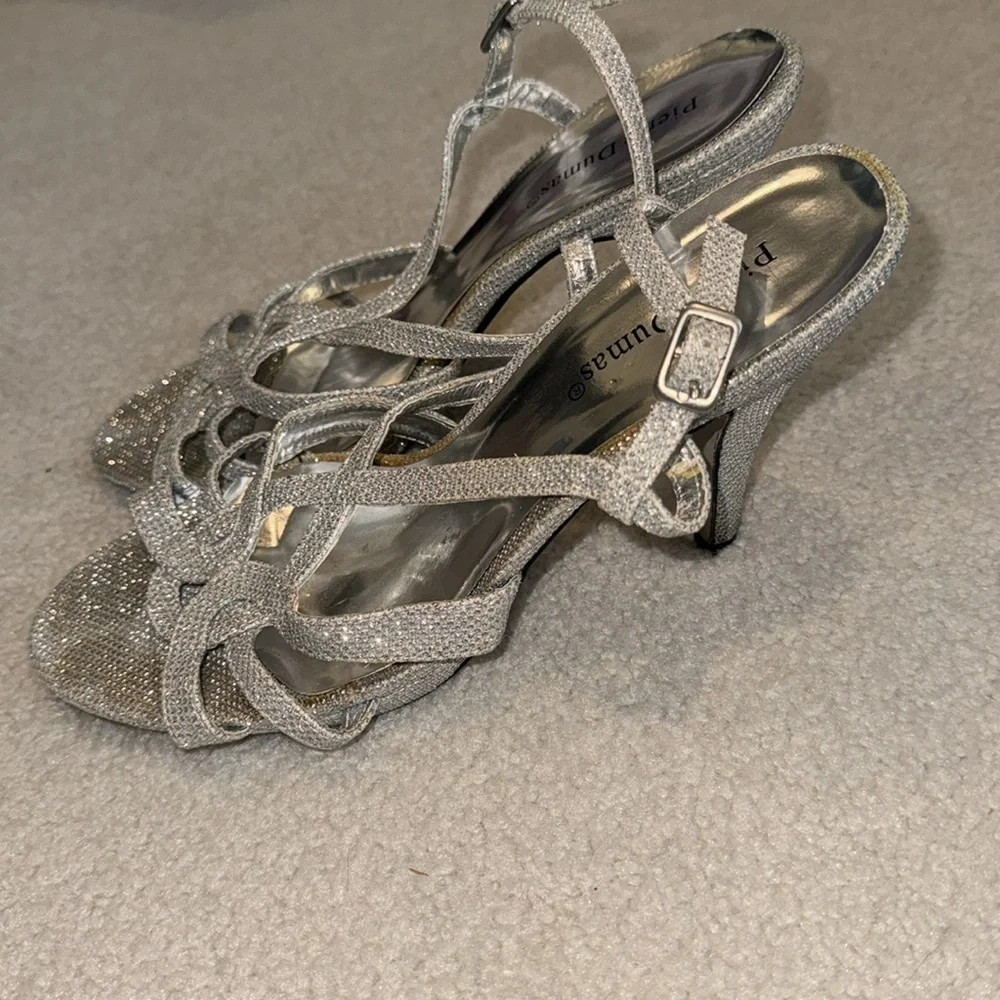 Silver heels